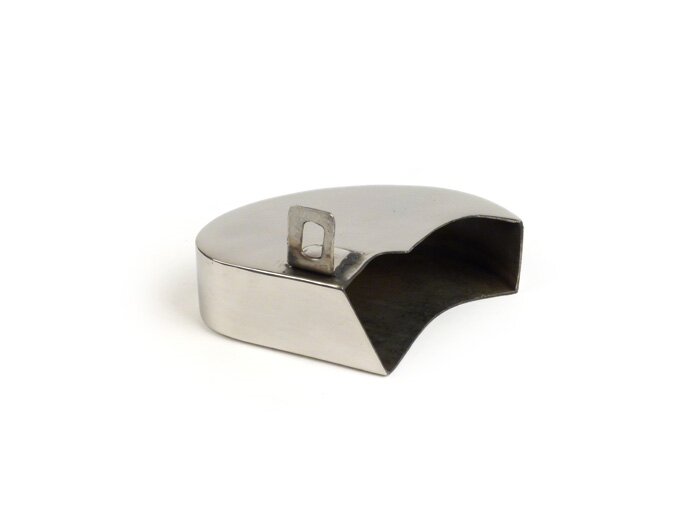 Coperchio leva cambio -IMPORT- Vespa Wideframe V1, V15, V30, V33, VM, VN, VB, VL - acciaio inox