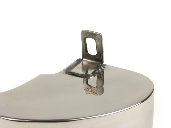 Coperchio leva cambio -IMPORT- Vespa Wideframe V1, V15, V30, V33, VM, VN, VB, VL - acciaio inox