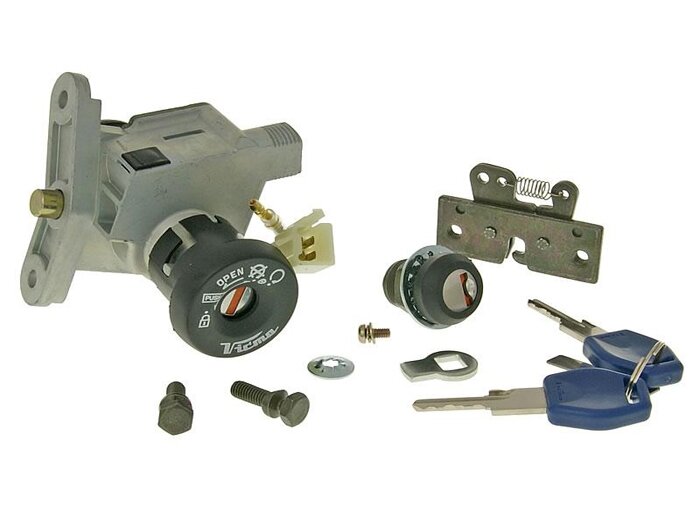 Juego de cerraduras - CALIDAD OEM - Derbi Atlantis, GP1 (motor Piaggio)