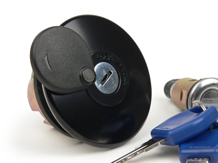 Kit serrure -QUALITÉ OEM- Keeway Focus 50cc, Fact, RY8 (rectangulaire)