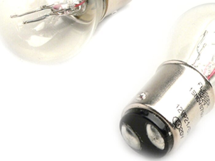 Light bulbs -BAY15d- 12V 21/5W - set of 2 - white