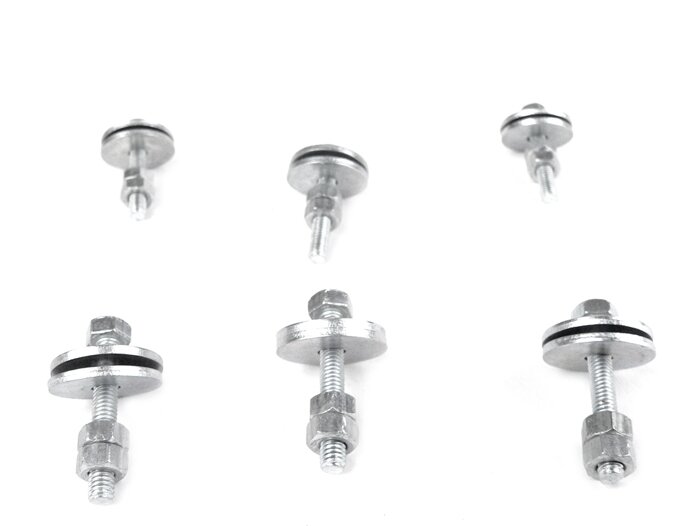 Juego de tornillos para tapa lateral izquierda -CALIDAD OEM- Vespa Wideframe V1-V15, V30-V33, VN, VM, VB, VL, VNA, VNB, VBA, VBB, GS150 / GS3, GL150 (VLA1T), Super, Sprint150 (VLB1T), GT125 (VNL2T), GTR125 (VNL2T)