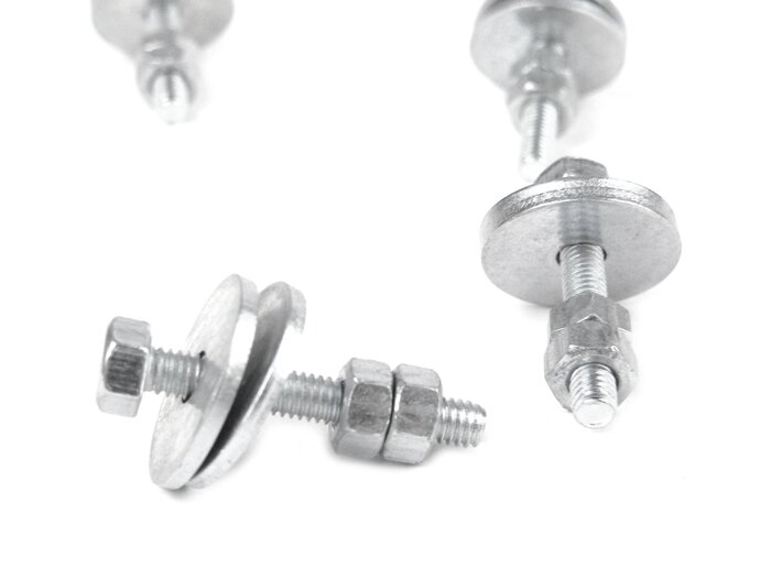 Juego de tornillos para tapa lateral izquierda -CALIDAD OEM- Vespa Wideframe V1-V15, V30-V33, VN, VM, VB, VL, VNA, VNB, VBA, VBB, GS150 / GS3, GL150 (VLA1T), Super, Sprint150 (VLB1T), GT125 (VNL2T), GTR125 (VNL2T)