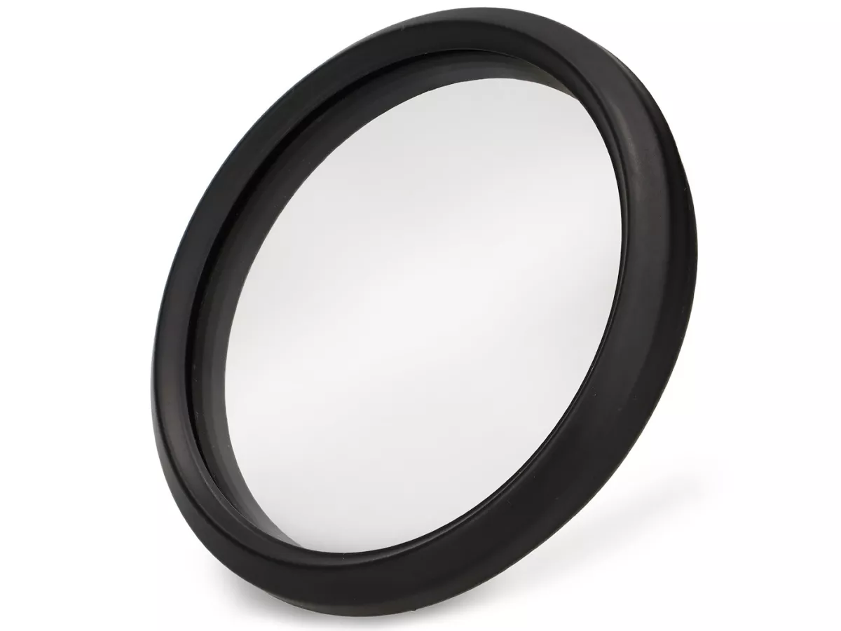 Speedo glas set -ZANGHERATTI- Vespa Ø=85mm - PX alt (till 1984) - black speedometer ring