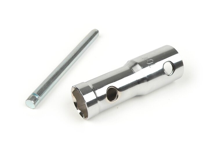 Llave de bujías -UNIVERSAL- SW18 + SW21 para bujías de 12mm + 14mm (NGK D + B)