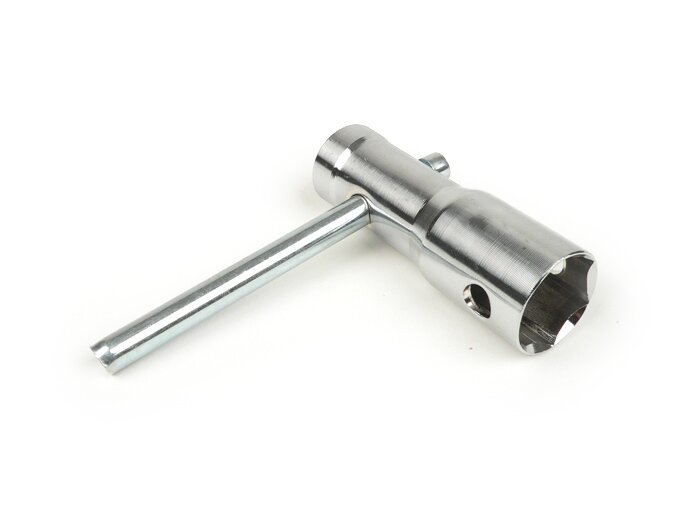 Llave de bujías -UNIVERSAL- SW18 + SW21 para bujías de 12mm + 14mm (NGK D + B)