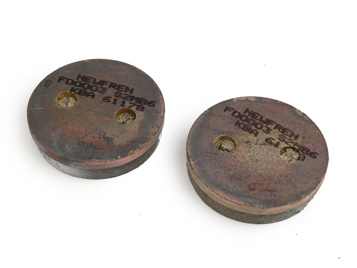 Brake pads -LAMBRETTA Ø39x9mm sinter- Lambretta SX, TV, GP (DL) (f) - internal disc brake