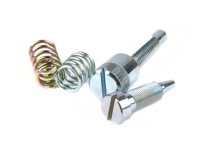 Set di viti per la regolazione della miscela e del minimo -carburatore DellOrto PHVA- Piaggio 50 ccm 2 tempi