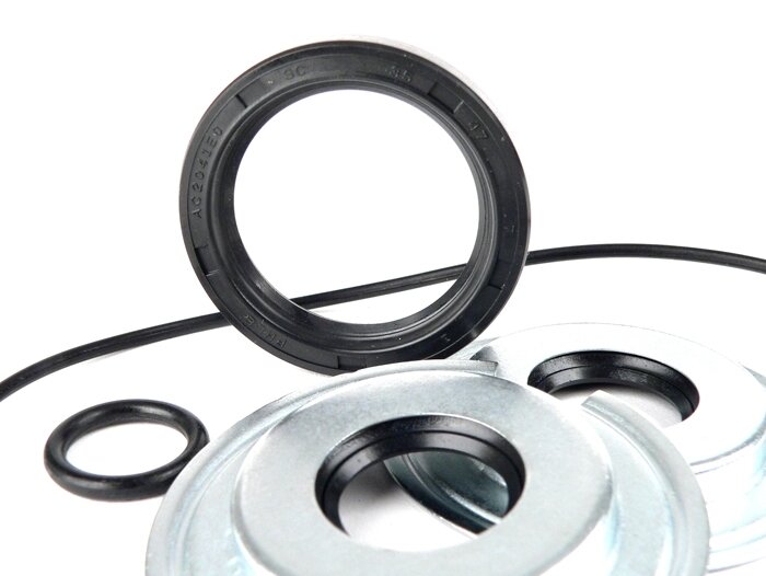 Juego de retenes para motor - CALIDAD OEM (espesor de chapa 0,8mm)- Vespa Wideframe GS150 / GS3 (VS1T a VS5T)