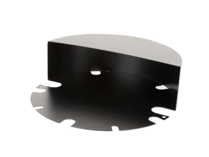 Glove box under side panel -MRP Sparewheelbox- Vespa PX, T5 125cc - black