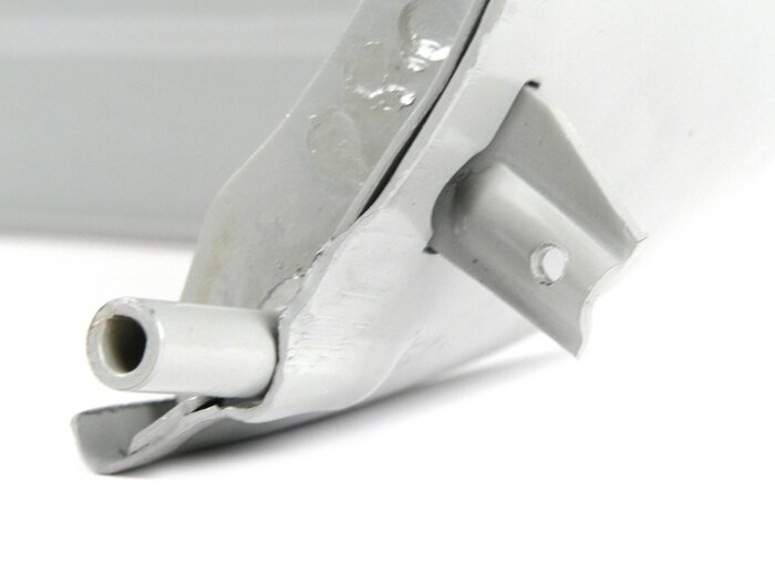 Sidokåpa -LML- Vespa PX80, PX125, PX150, PX200, T5 125cc (modeller utan blinkers) - inre lås och yttre lås - vänster
