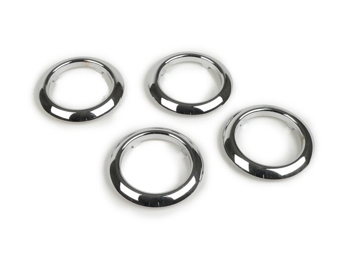 Zijdeksel decoratie -CASA LAMBRETTA- Lambretta LC Ø=50mm - (set van 4)