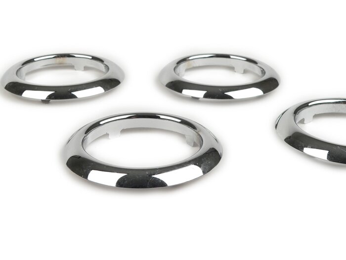Zijdeksel decoratie -CASA LAMBRETTA- Lambretta LC Ø=50mm - (set van 4)