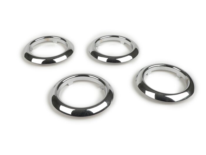 Zijdeksel decoratie -CASA LAMBRETTA- Lambretta LC Ø=50mm - (set van 4)