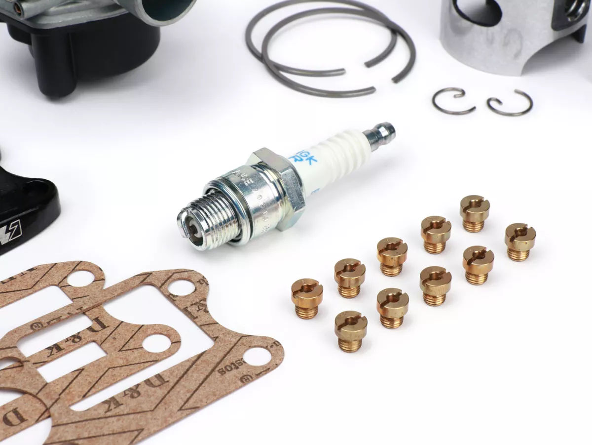 Kit di messa a punto -DR 70 ccm- Peugeot AC (verticale) - SPEEDFIGHT1 50 cc AC, SPEEDFIGHT2 50 cc AC, TKR50, TREKKER50, VIVACITY50, ELYSEO50, SQUAB50, SV50, ZENITH50, BUXY50, ELYSTAR50, LOOXOR50, SPEEDAKE - set base