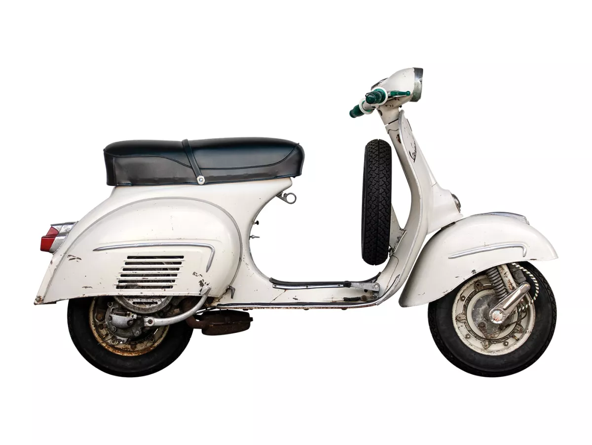 Seat -OEM QUALITY- Vespa Rally180 (VSD1T), Rally200 (VSE1T) - with Piaggio logo