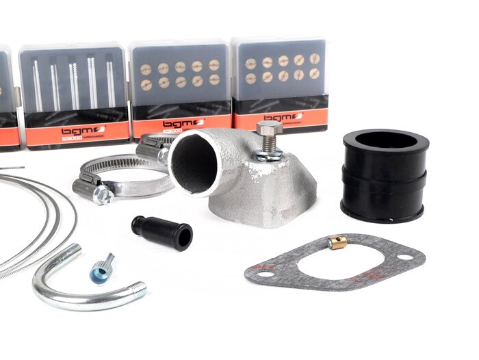 Kit carburador -MRB Dellorto- 25 Dellorto PHBL Lambretta LI, LIS, SX, TV (series 2-3), dl, GP - motores 200-250 ccm
