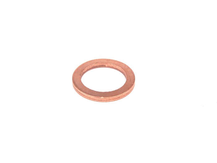 Guarnizione in rame -DIN7603- 14x20x2mm - utilizzata come guarnizione per candela/capo cilindro M14 (tipo di candela NGK B, Bosch W)