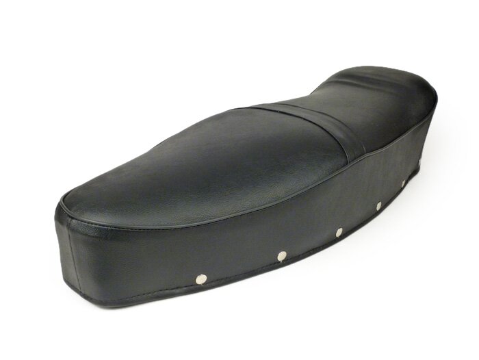 Zitbank -OEM KWALITEIT (ook geschikt met hoge tank)- Vespa Sprint150 (VLB1T), GL150 (VLA1T), GT125 (VNL2T), GTR125 (VNL2T), Super, SS180 (VSC1T), Rally180 (VSD1T), Rally200 (VSE1T) - Zwart