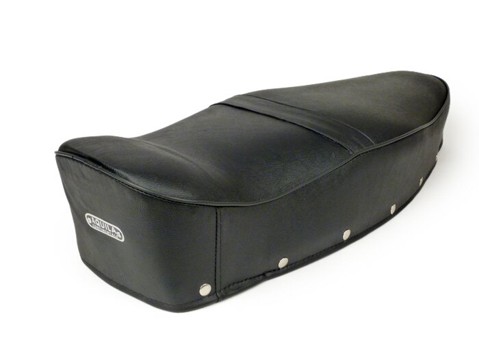 Zitbank -OEM KWALITEIT (ook geschikt met hoge tank)- Vespa Sprint150 (VLB1T), GL150 (VLA1T), GT125 (VNL2T), GTR125 (VNL2T), Super, SS180 (VSC1T), Rally180 (VSD1T), Rally200 (VSE1T) - Zwart