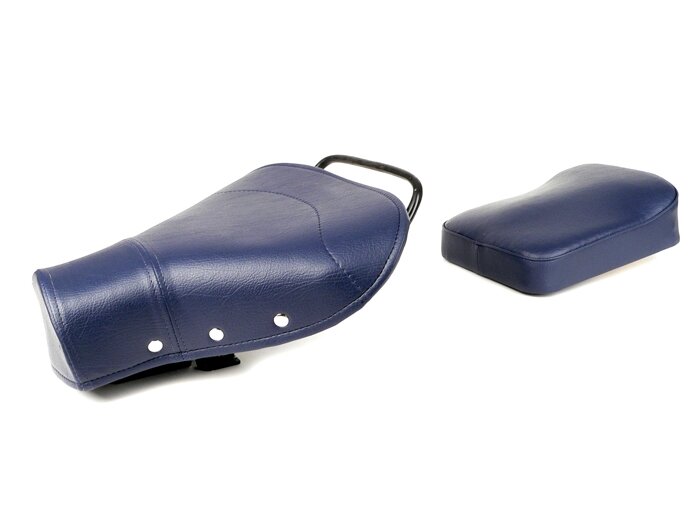 Saddle set -OEM QUALITY- Vespa VNB1T till VNB5T, VBA1T, VBB, GL - blue