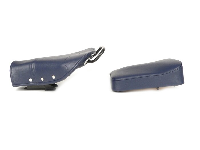 Saddle set -OEM QUALITY- Vespa VNB1T till VNB5T, VBA1T, VBB, GL - blue