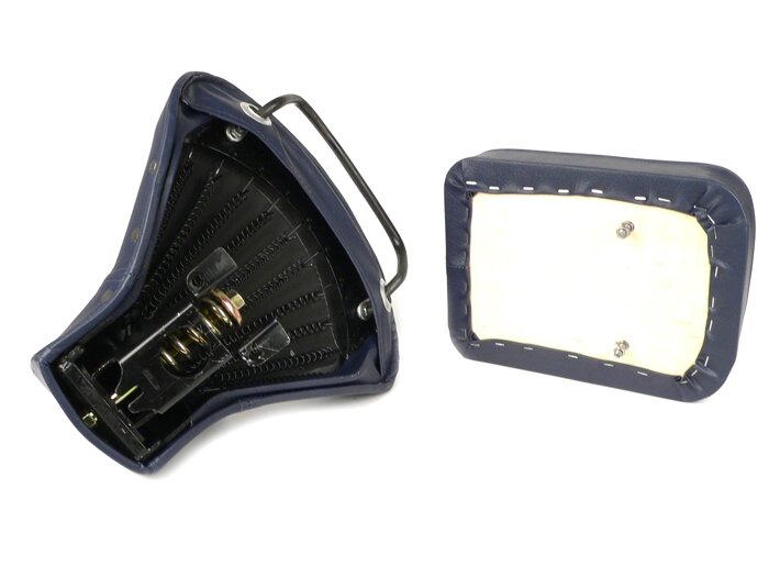 Saddle set -OEM QUALITY- Vespa VNB1T till VNB5T, VBA1T, VBB, GL - blue