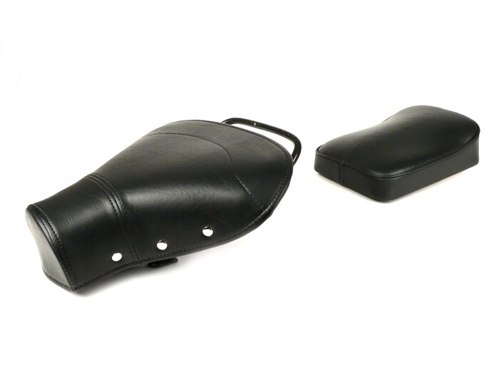 Saddle set -OEM QUALITY- Vespa VNB1T till VNB5T, VBA1T, VBB, GL - black