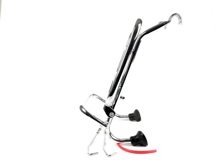 Front rack, fold down -SKY- Vespa Smallframe V50, PV125, ET3,  Vespa Largeframe Rally180, Vespa Rally200, Sprint150, TS125, GT125, GTR125, Vespa PX80, PX125, PX150, PX200 - chrome