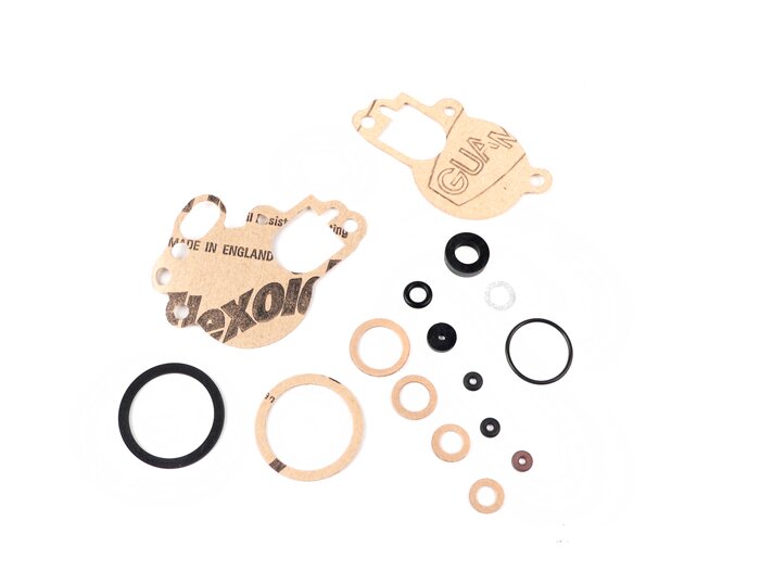Gasket set karburator -DELLORTO- SI - SI20/20H - SI - SI24/24H dengan choke elektrik Vespa Cosa