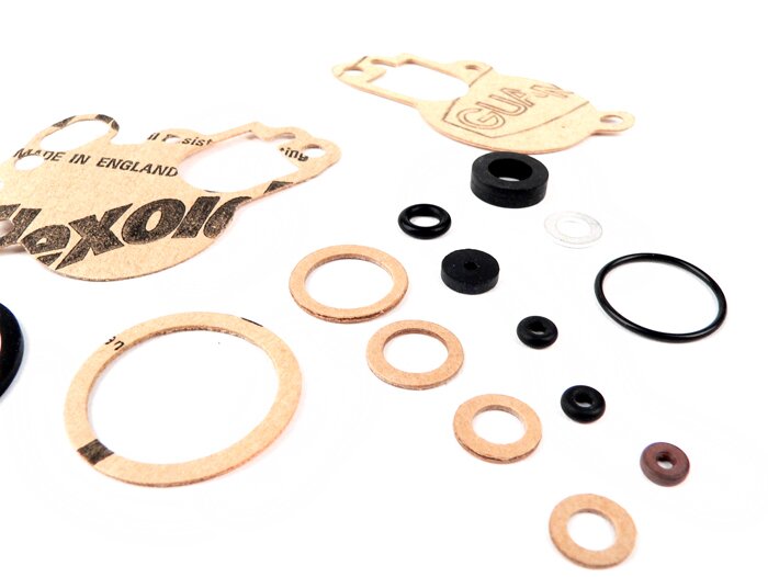 Gasket set karburator -DELLORTO- SI - SI20/20H - SI - SI24/24H dengan choke elektrik Vespa Cosa