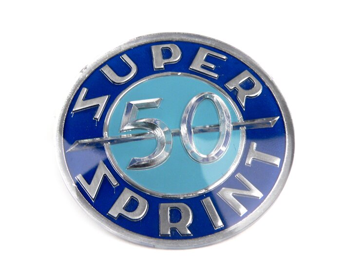 Juego de letras para el maletero - CALIDAD OEM - Vespa Super Sprint 50 - Vespa SS50 (a partir de 1967)
