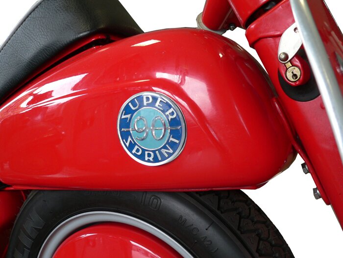 Juego de letras para el maletero - CALIDAD OEM - Vespa Super Sprint 50 - Vespa SS50 (a partir de 1967)
