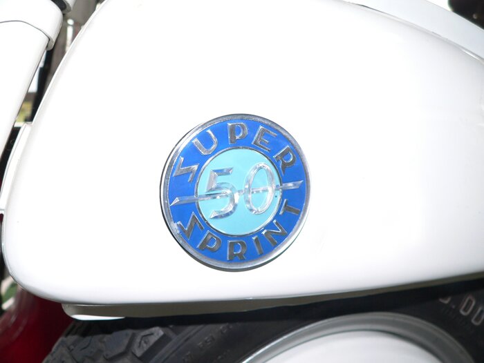 Bagageruimte belettering set -OEM KWALITEIT- Vespa Super Sprint 90 - Vespa SS90 (vanaf 1967)