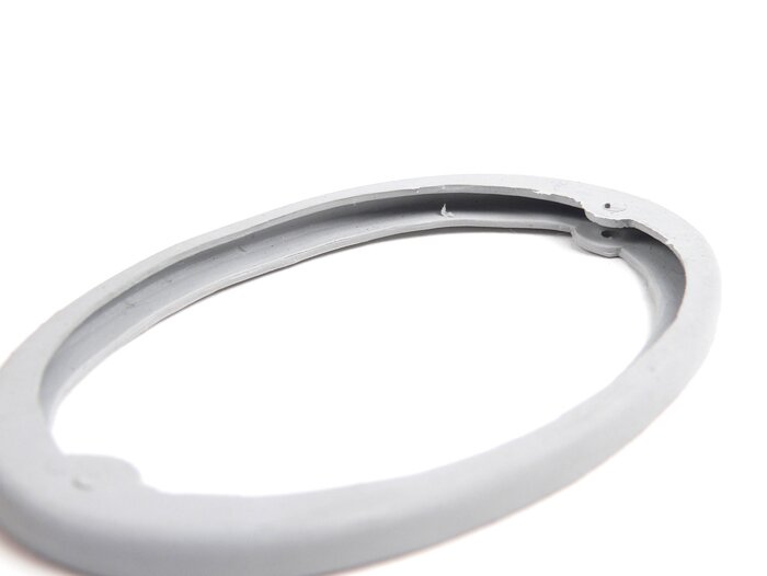 Rubber achterlichtglas -OEM KWALITEIT, zwanenhals- Vespa V50, GS150 / GS3 (Duits) - grijs