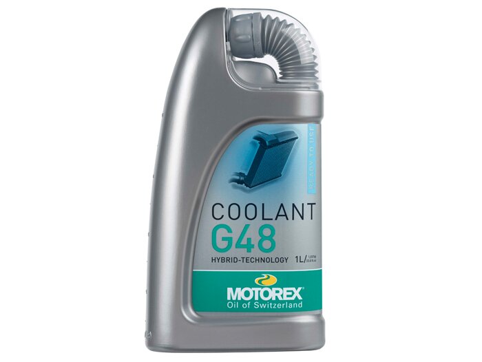 Refrigerante -MOTOREX Coolant M5.0- Anticongelante hasta -33°C - 1000ml ( turquesa )