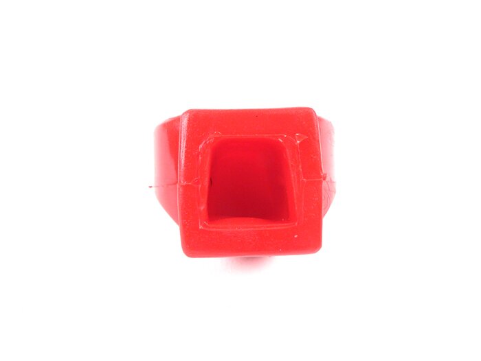 Brake pedal rubber -VESPA large version (round type)- Vespa Rally180 (VSD1T), Rally200 (VSE1T), Sprint150 (VLB1T), GT125 (VNL2T), GTR125 (VNL2T), GL150 (VLA1T) - red