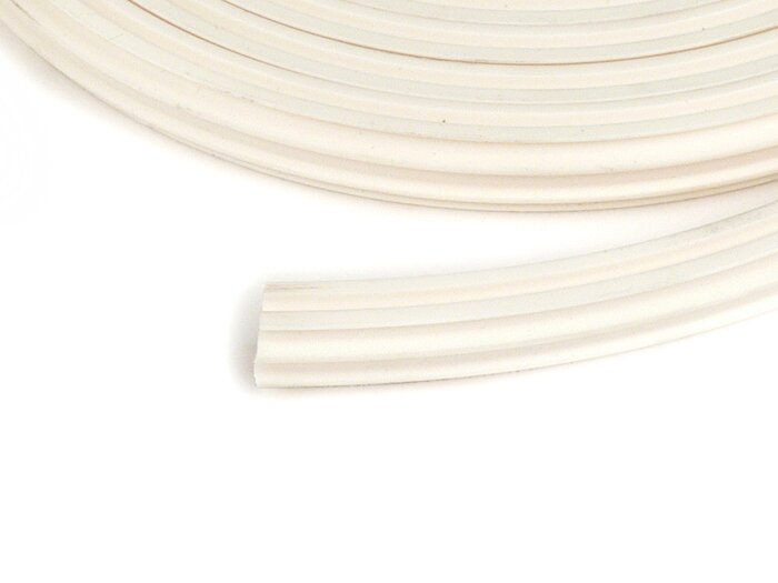 Profilé baguette de plancher -SKY- Vespa Rally180 (VSD1T), Rally200 (VSE1T), Sprint150 (VLB1T), GT125 (VNL2T), GL150 (VLA1T), TS (VNL3T) - blanc