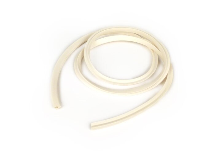 Glove box rubber beading -VESPA- Vespa PX, Rally180 (VSD1T), Rally200 (VSE1T), SS180 (VSC1T) - creamy white