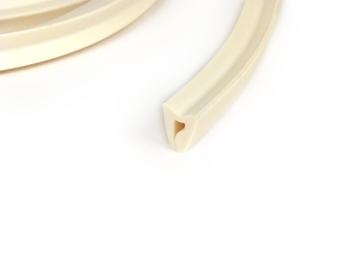 Glove box rubber beading -VESPA- Vespa PX, Rally180 (VSD1T), Rally200 (VSE1T), SS180 (VSC1T) - creamy white