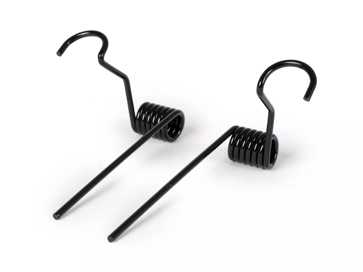Repair set for rack foldable rear -MOTO NOSTRA- Vespa Smallframe V50, PV125, ET3, PK,  Vespa Largeframe Rally180, Rally200, Sprint150, TS125, GT125, GTR125 - black