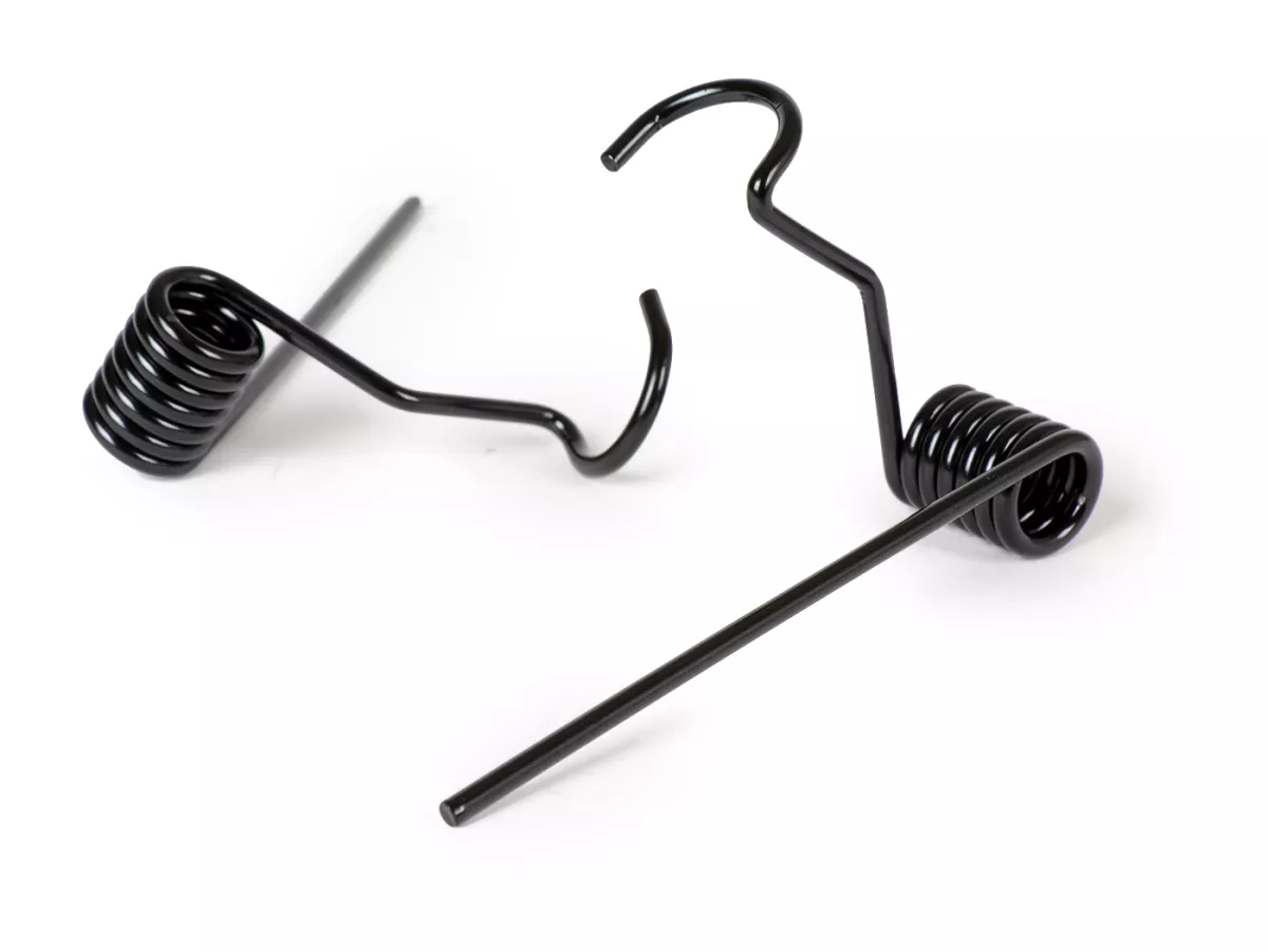Repair set for rack foldable rear -MOTO NOSTRA- Vespa Smallframe V50, PV125, ET3, PK,  Vespa Largeframe Rally180, Rally200, Sprint150, TS125, GT125, GTR125 - black