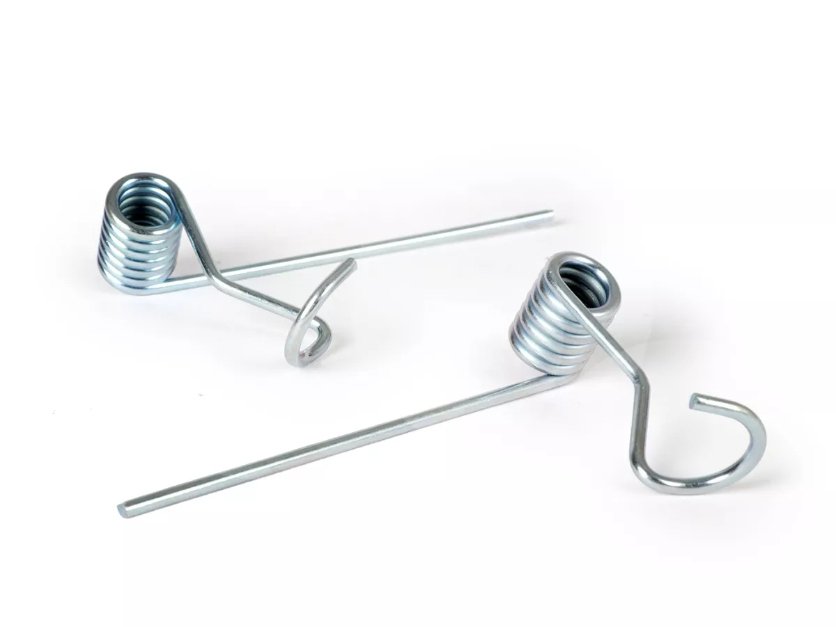 Kit de reparación portaequipajes trasero plegable -MOTO NOSTRA- Vespa Smallframe V50, PV125, ET3, PK, Vespa Largeframe Rally180, Rally200, Sprint150, TS125, GT125, GTR125 - Plata