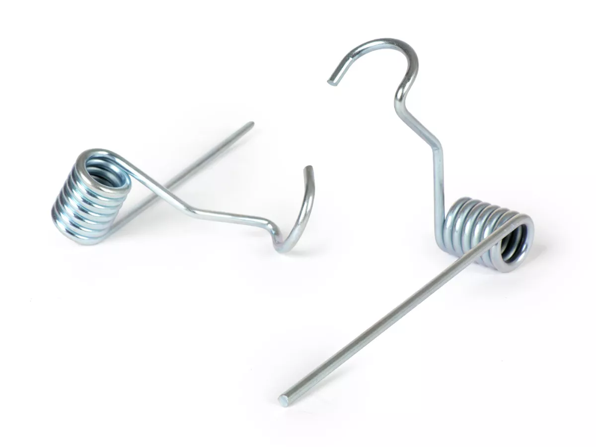 Kit de reparación portaequipajes trasero plegable -MOTO NOSTRA- Vespa Smallframe V50, PV125, ET3, PK, Vespa Largeframe Rally180, Rally200, Sprint150, TS125, GT125, GTR125 - Plata