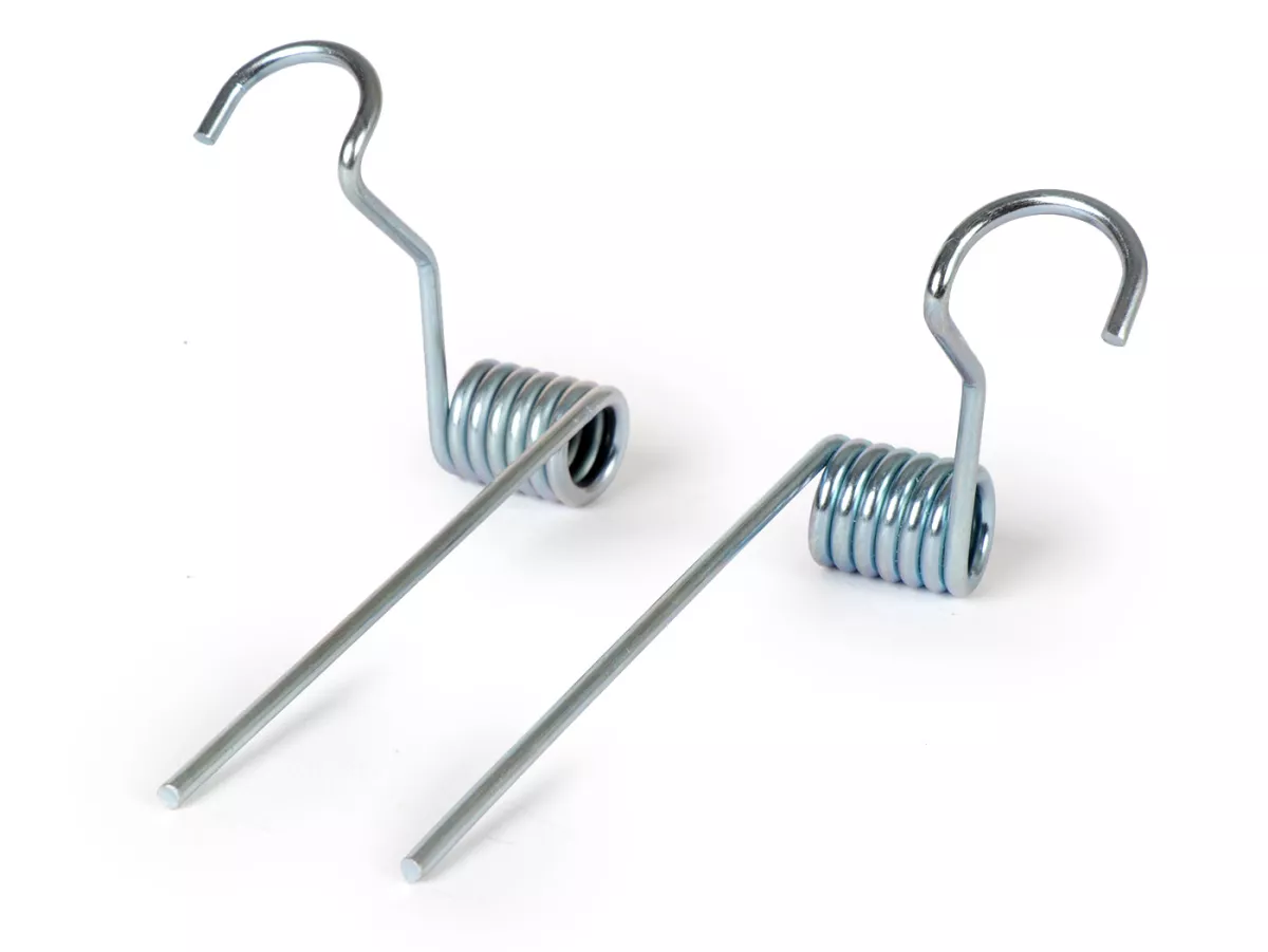 Kit de reparación portaequipajes trasero plegable -MOTO NOSTRA- Vespa Smallframe V50, PV125, ET3, PK, Vespa Largeframe Rally180, Rally200, Sprint150, TS125, GT125, GTR125 - Plata