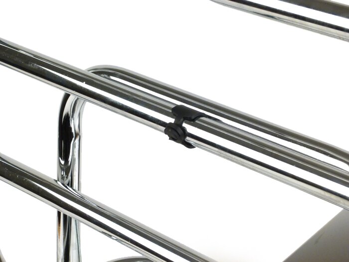 Portaequipajes trasero plegable -SKY- Vespa PX80, PX125, PX150, PX200 - Cromo