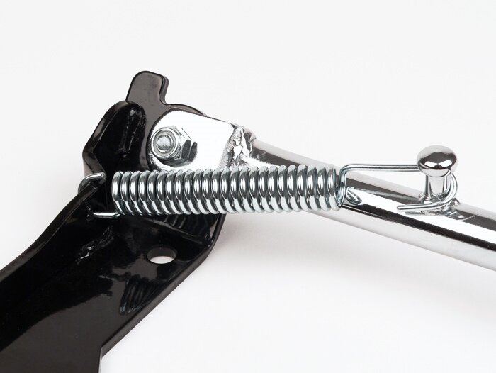Cavalletto laterale -MOTO NOSTRA- Vespa PX, T5 125cc, Rally, TS, Sprint, Sprint Veloce, GT, GTR, SS180, GS160 - Cromo