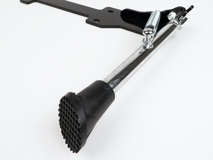 Cavalletto laterale -MOTO NOSTRA- Vespa PX, T5 125cc, Rally, TS, Sprint, Sprint Veloce, GT, GTR, SS180, GS160 - Cromo