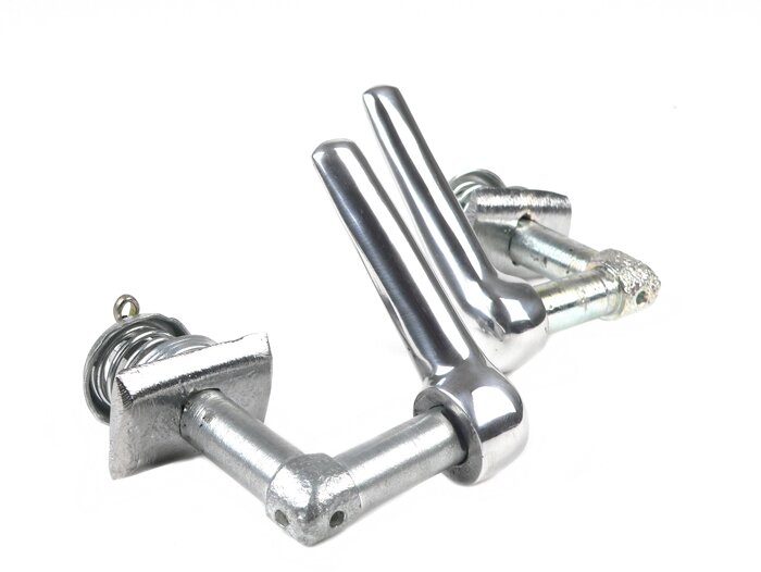 Side panel lever set -IMPORT- Lambretta LC, LD