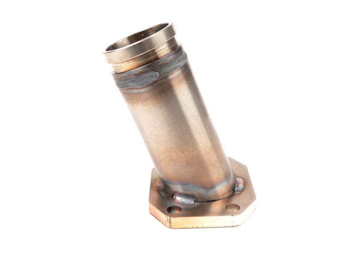 Inloppsgrenrör - membraninloppsgrenrör -MRP- för Polini membranhus i Vespa V50-, PV125-, ET3-ram - AW=Ø34mm (förgasare Ø28-30mm - PHBH, VHSH, PWK28, TMX30, Smartcarb 26-28)